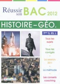 Histoire-géographie, terminales S, ES, L : bac 2012
