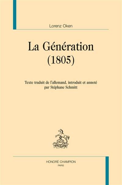 La génération (1805)