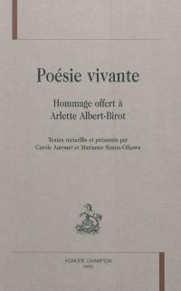 Poésie vivante : hommage à Arlette Albert-Birot