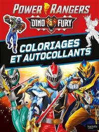Power Rangers : Dino Fury : coloriages et autocollants
