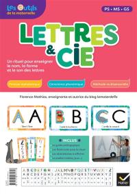 Lettres & Cie : un rituel pour enseigner le nom, la forme et le son des lettres : PS, MS, GS