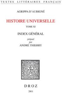 Histoire universelle. Vol. 11. Index général