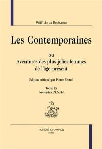 Les contemporaines ou Aventures des plus jolies femmes de l'âge présent. Vol. 9. Nouvelles 212-244