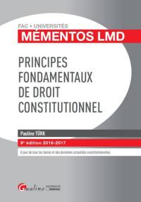 Principes fondamentaux de droit constitutionnel : 2016-2017