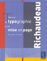Manuel de typographie et de mise en page : du papier à l'écran