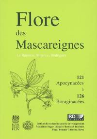 Flore des Mascareignes : La Réunion, Maurice, Rodrigues. Vol. 121-126. Apocynacées à boraginacées