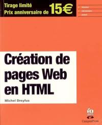 Création de pages Web en HTML