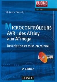 Microcontrôleurs AVR, des ATtiny aux ATmega : description et mise en oeuvre