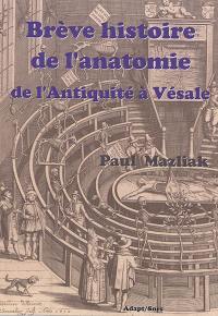 Brève histoire de l'anatomie de l'Antiquité à André Vésale