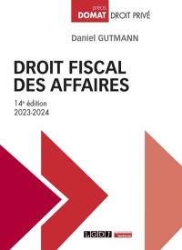 Droit fiscal des affaires : 2023-2024