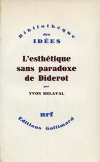 L'esthétique sans paradoxe de Diderot