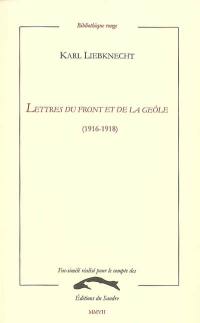 Lettres du front et de la geôle, 1916-1918