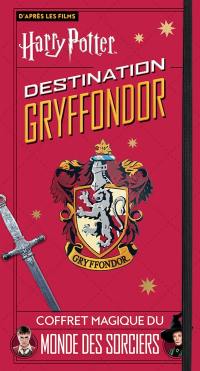 Destination Gryffondor : d'après les films Harry Potter : coffret magique du monde des sorciers