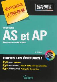 Concours AS et AP : admission en IFAS-IFAP : concours 2013-2014