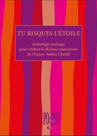 Tu risques l'étoile : anthologie poétique pour célébrer le dixième anniversaire de l'Espace Andrée Chedid