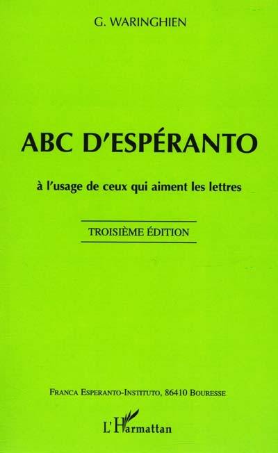 ABC d'espéranto : à l'usage de ceux qui aiment les lettres