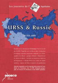 URSS et Russie : actes 2008