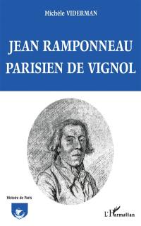 Jean Ramponneau, parisien de Vignol