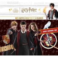 Harry Potter : Harry, Hermione, Ron : mes cartes à gratter et à colorier
