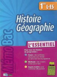 Histoire géographie 1res L, ES