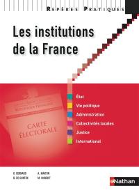 Les institutions de la France