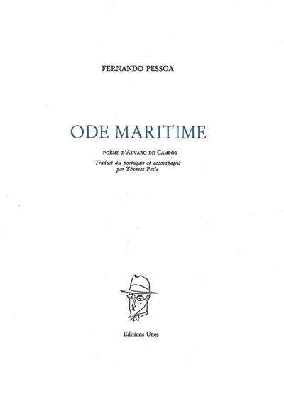 Ode maritime : poème d'Alvaro de Campos