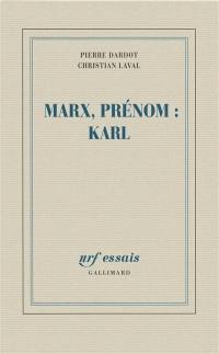 Marx, prénom Karl