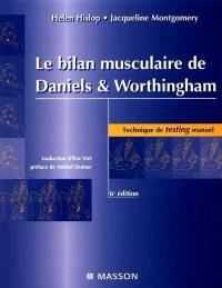 Le bilan musculaire de Daniels & Worthingham : technique de testing musculaire