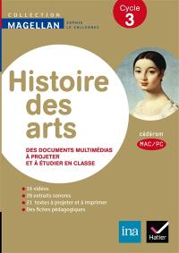 Histoire des arts, cycle 3 : des documents multimédias à projeter et à étudier en classe