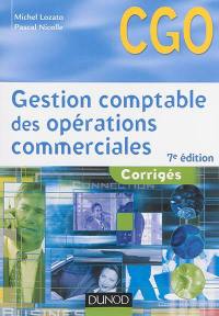 Gestion comptable des opérations commerciales : CGO processus 1 : corrigés