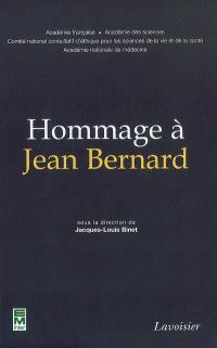 Hommage à Jean Bernard