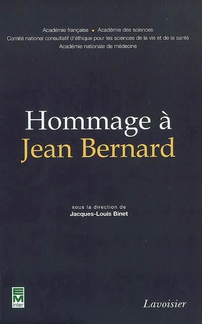 Hommage à Jean Bernard