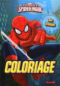 Ultimate Spider-Man : coloriage avec stickers