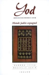 Yod, n° 11-12. Monde judéo-espagnol