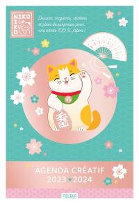 Agenda créatif 2023-2024 : Niko-Niko : dessins, origamis, stickers et plein de surprises pour une année 100 % Japon !