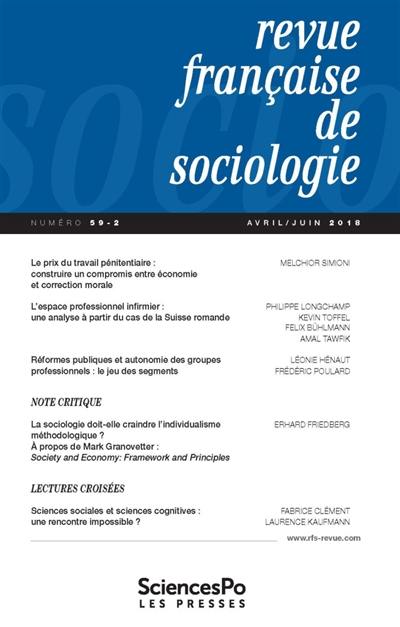 Revue française de sociologie, n° 59-2