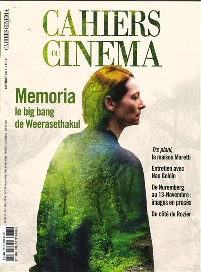 Cahiers du cinéma, n° 781. Memoria : le big bang de Weerasethakul