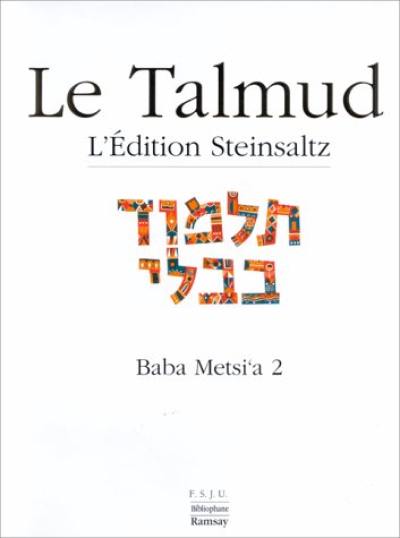 Le Talmud. Vol. 12. Baba Metzia 2