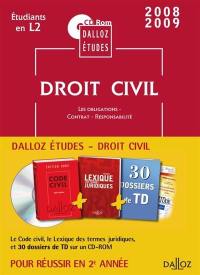 CD Rom Dalloz Etudes droit civil 2e année 2009