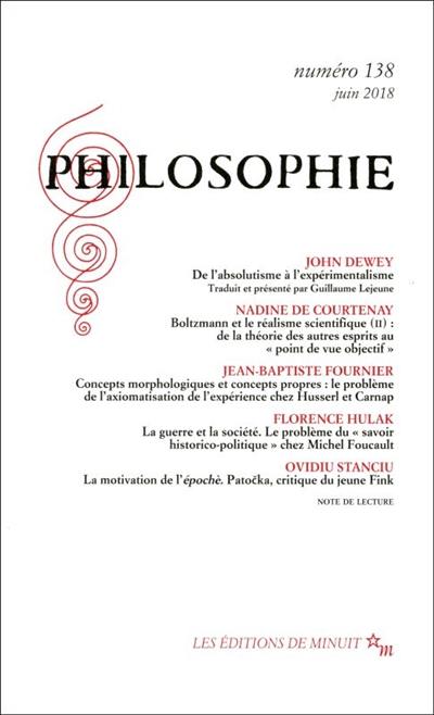 Philosophie, n° 138