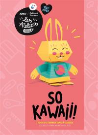 So kawaii ! : 3 paper toys d'animaux kawaii à fabriquer. So kawaii! : assemble 3 kawaii animal paper toys