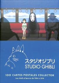 Studio Ghibli : 100 cartes postales collector : les chefs-d'oeuvre de 1984 à 2014