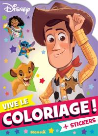 Disney : Vive le coloriage ! (Woody) : + stickers