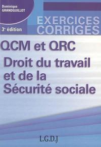 QCM et QCR droit du travail et de la sécurité sociale