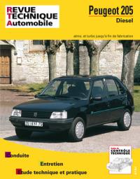 Revue technique automobile, n° 456.7. Peugeot 205 diesel et TD 84-98