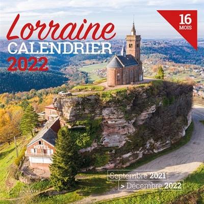 Lorraine : calendrier 2022 : 16 mois, septembre 2021-décembre 2022