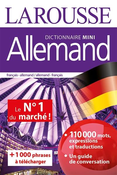 Allemand : dictionnaire mini : français-allemand, allemand-français. Deutsch : Miniwörterbuch : Französisch-Deutsch, Deutsch-Französisch