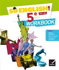 So English ! 5e, cycle 4, A1-A2 : workbook