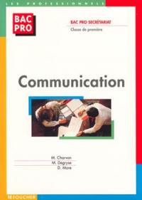 Communication : bac pro secrétariat, classe de première