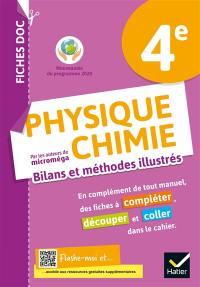 Physique chimie 4e : bilans et méthodes illustrés
